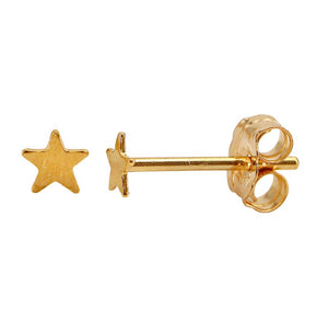 14K Gold Filled Star Stud Earrings