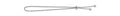 10K White Gold Cable Bolo Bracelet