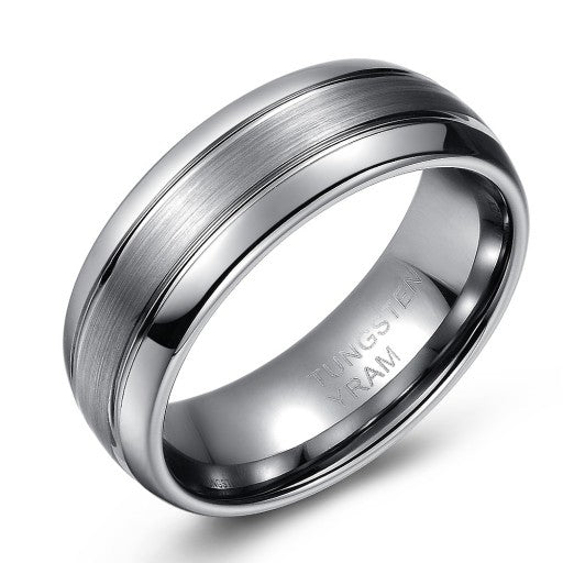 Men's Tungsten Wedding Band- 8mm