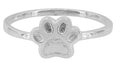 Sterling Silver Paw Ring