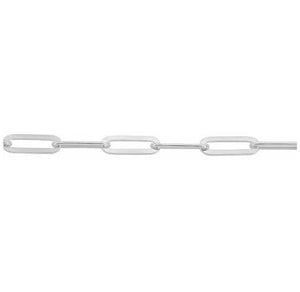 Sterling Silver Paperclip link Bracelet | 7.5"