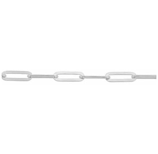 Sterling Silver Paperclip link Bracelet | 7.5