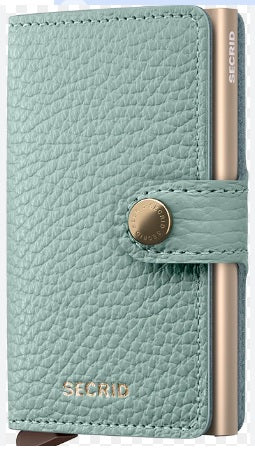 Pebble Sea Green Miniwallet by Secrid