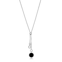 Sterling Silver "Nautical" Collection Bolo Necklace by ELLE