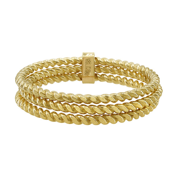 10K Yellow Gold Stackable Ring Set