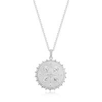 Sterling Silver Medallion Pendant by Reign