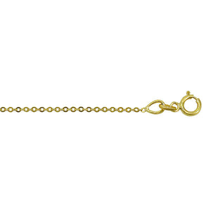10K Yellow Gold Rolo link Chain | 18"
