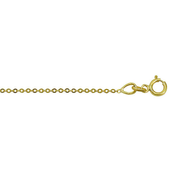 10K Yellow Gold Rolo link Chain | 18