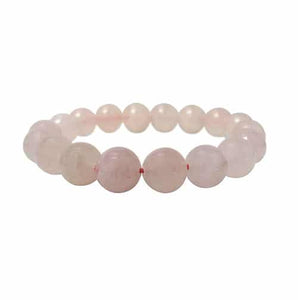 Genuine Rose Quartz Stretch Bracelet