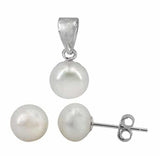 Sterling Silver Freshwater Pearl Set