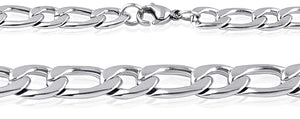 Stainless Steel Figaro Chain | 18"