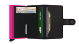 Matte Black & Fuchsia Miniwallet by Secrid