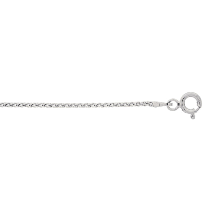 Sterling Silver Wheat Chain | 22"