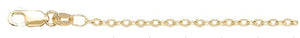 10K Yellow Gold Cable link Chain | 18"