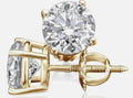 14K Yellow Gold Lab Diamond Studs | 2.05ctw