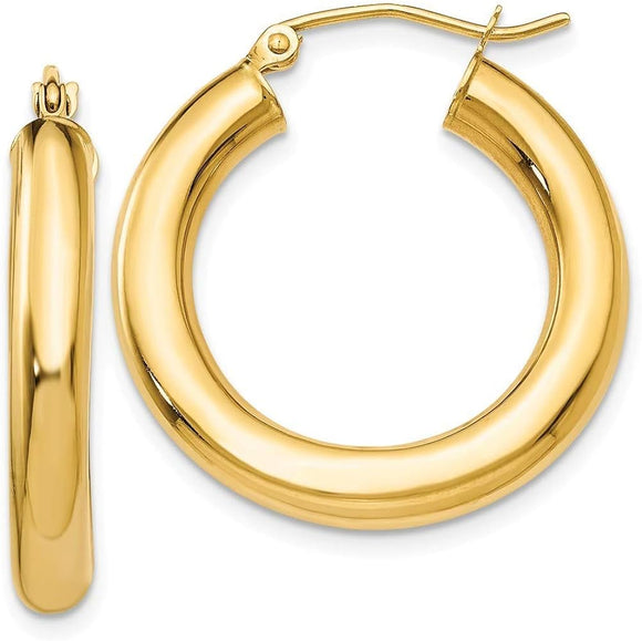 Gold Plated Hoop Earrings by Miss Mimi