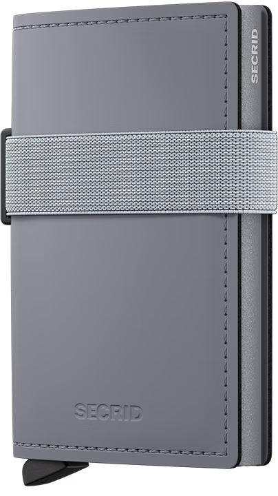 Matte Grey-Grey Bandwallet by Secrid