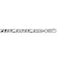 Sterling Silver4mm Flat Figaro Choker