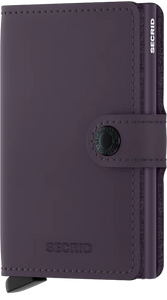 Matte Dark Purple Miniwallet by Secrid