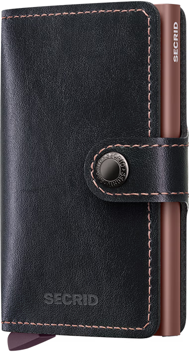 Mirum Black-Rose Miniwallet by Secrid