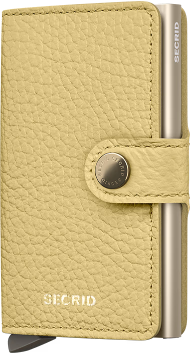 Pebble Butter Yellow Miniwallet by Secrid