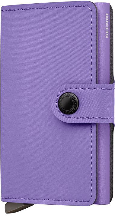 "Yard" Lilac Miniwallet by Secrid- Non-leather