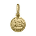 10K Yellow Gold Baptism Medallion