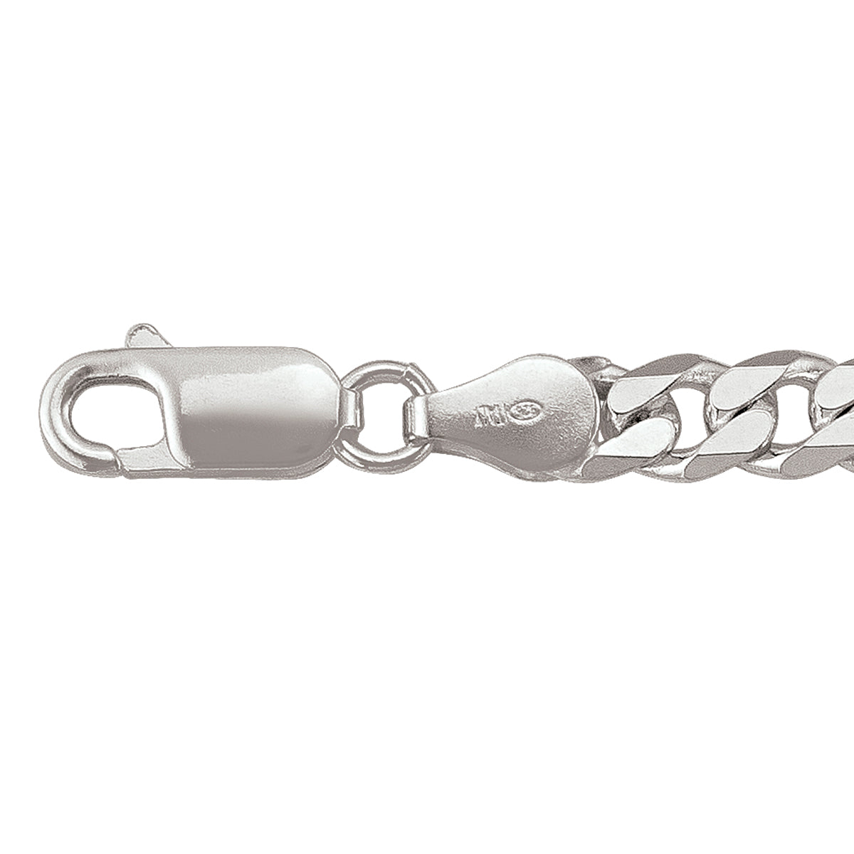 Sterling Silver Heavy Curb Link Chain | 18"