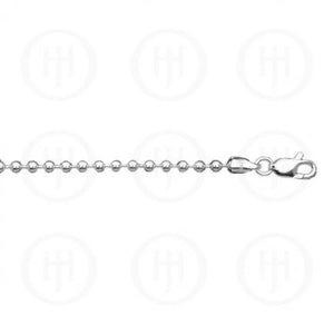 Sterling Silver Ball Link Chain | 24"