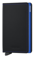 Slimwallet Matte Black and Blue by Secrid