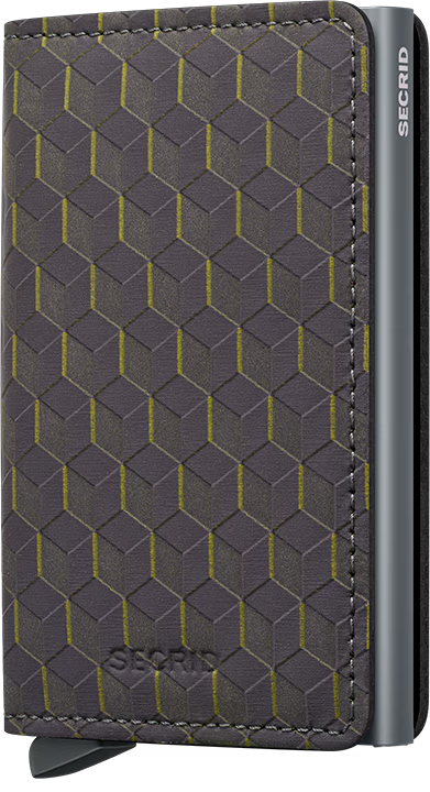 Optical Grey-Yellow Slimwallet by Secrid