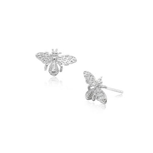 Sterling Silver Bumble Bee Stud Earrings