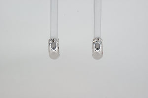 14k White Gold Earrings Available at The Vault Fine Jewellery 