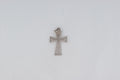 10k White Gold Cross Crucifix Pendant Available at The Vault Fine Jewellery 