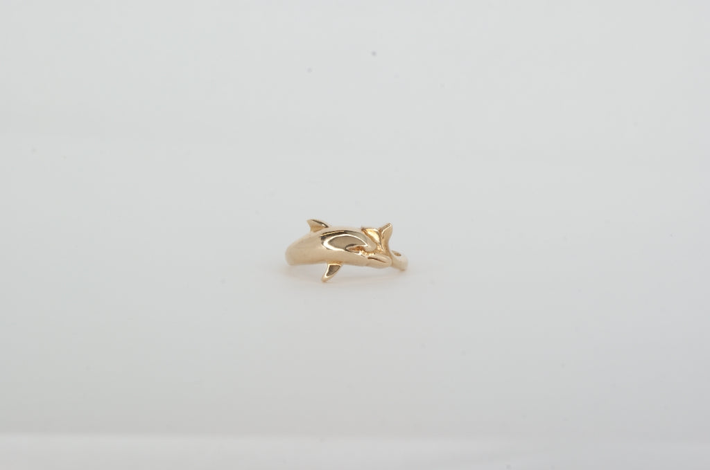 10k Yellow Gold Dolphin Ring Available at The Vault Fine Jewellery 
