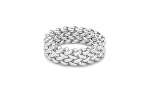 Sterling Silver Mesh Ring by Miss Mimi
