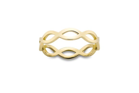 14K Infinity Stacker Ring by Miss Mimi