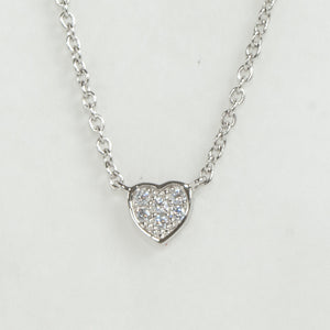Sterling Silver Heart Necklace by Little Miss Mimi
