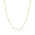 Diamond by the Yard Necklace in Yellow by Miss Mimi | 18"