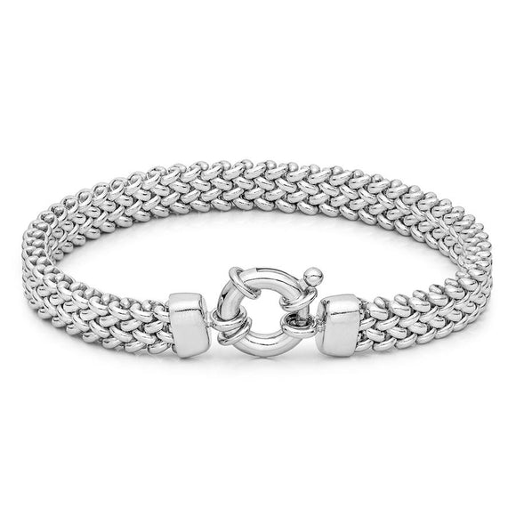 Sterling Silver Mesh Bracelet by Miss Mimi