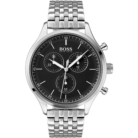 Hugo Boss® Chronograph Quartz Watch with Stainless Strap
