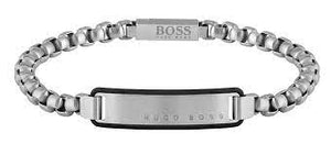 Stainless Steel ID Bracelet by Hugo Boss