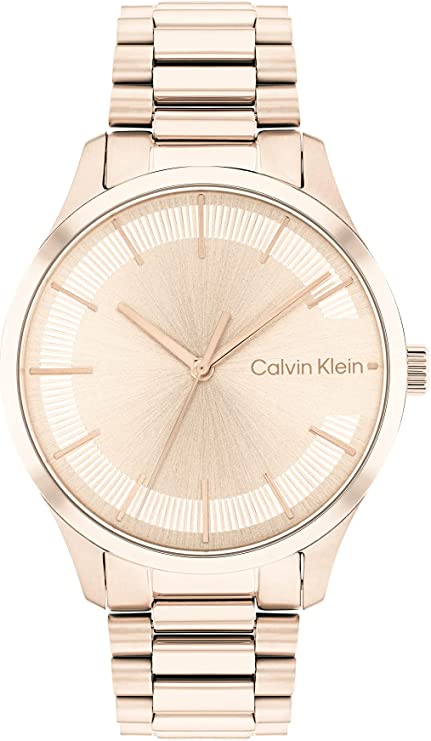 Calvin Klein Rose Gold plated Stainless Steel Watch