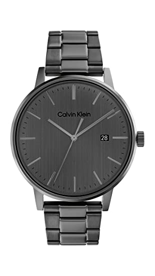 Calvin Klein Grey Stainless Steel Watch