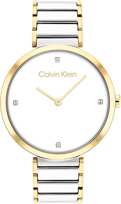 Calvin Klein Two-tone Gold Plated & Stainless Steel Watch
