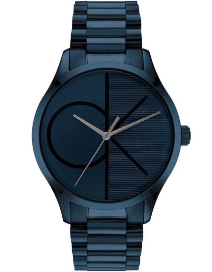Calvin Klein Navy Blue Stainless Steel Unisex Watch