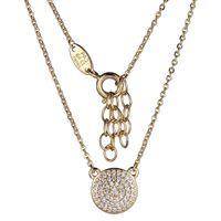 Gold Plated CZ Necklace by Reign