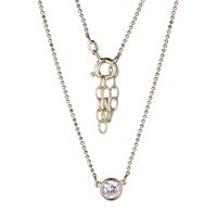 Gold Plated Cubic Zirconia Necklace by Reign