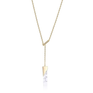 "Spacial" Collection Howlite Lariat by ELLE