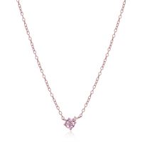 Genuine Pink Amethyst Necklace by Reign